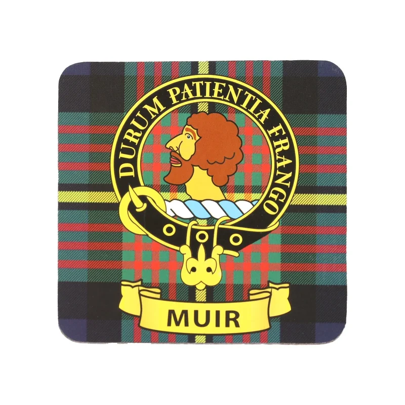 kc clan cork coaster muir design