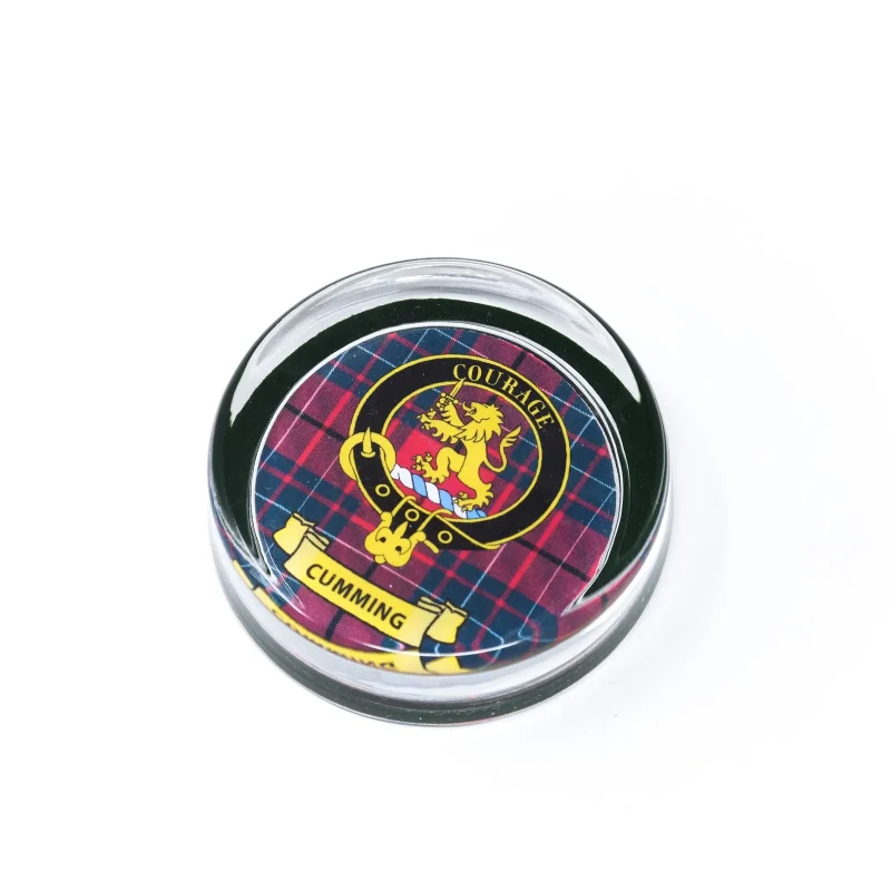 kc clan glass paperweight cumming design