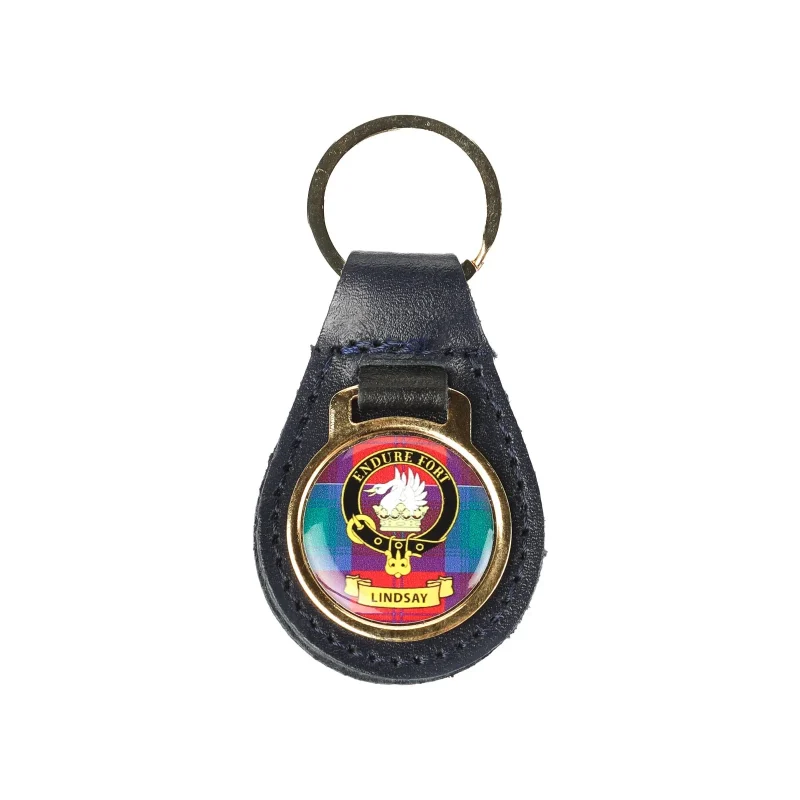 kc clan lindsay leather key fob