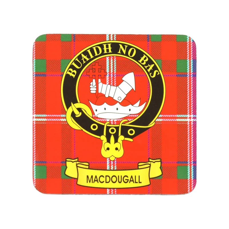 kc clan macdougall cork coasters