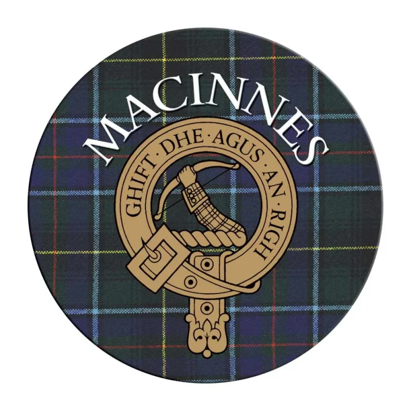 kc clan macinnes cork coaster set