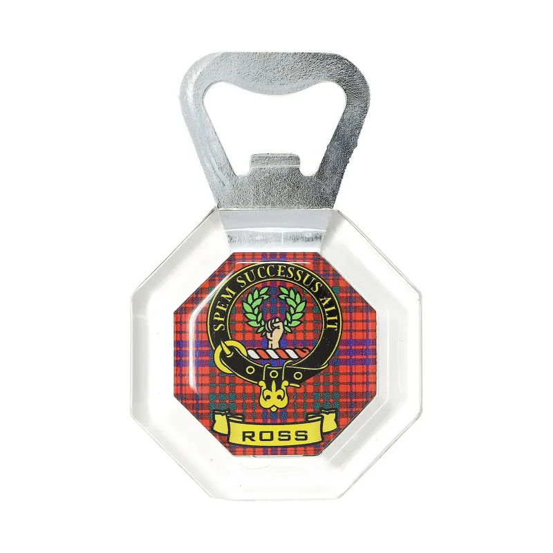 kc clan magnetic bottle opener fridge magnet ross