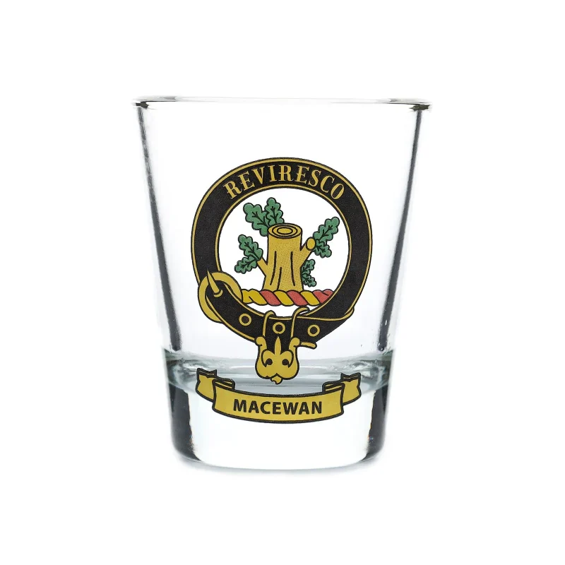 kc clan tot glass macewan scotch tumbler