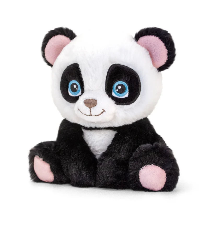 keeleco adoptable world 16cm panda plush scaled