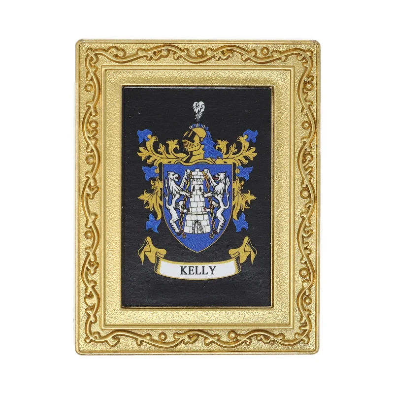 kelly coat of arms fridge magnet