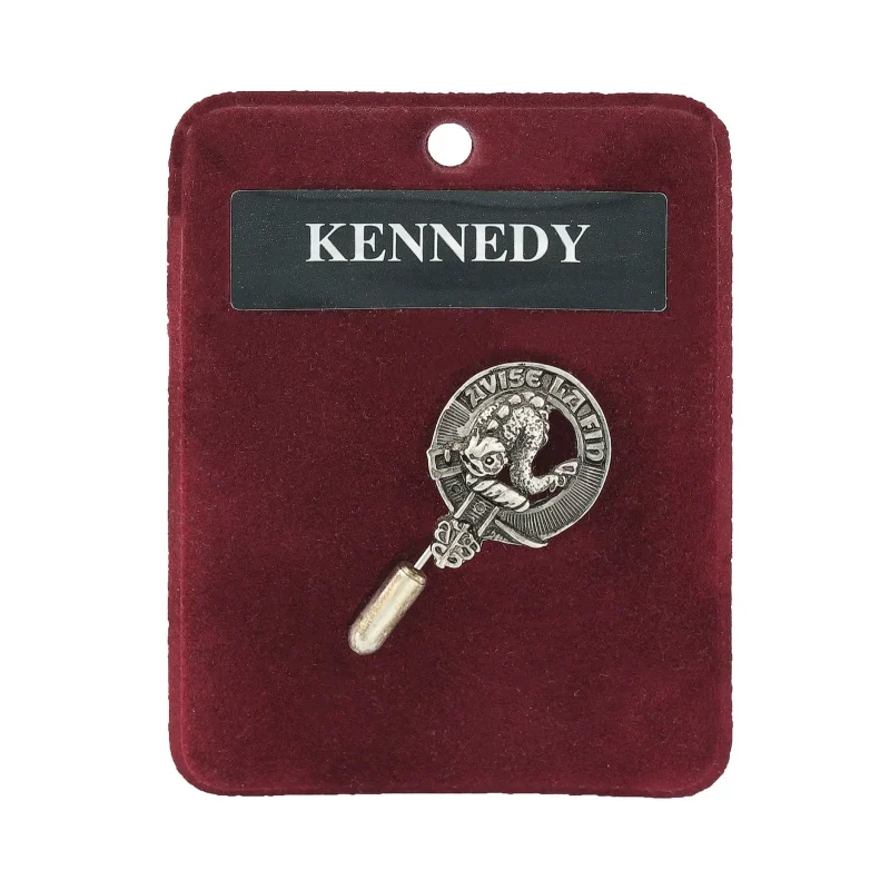 kennedy pewter lapel pin