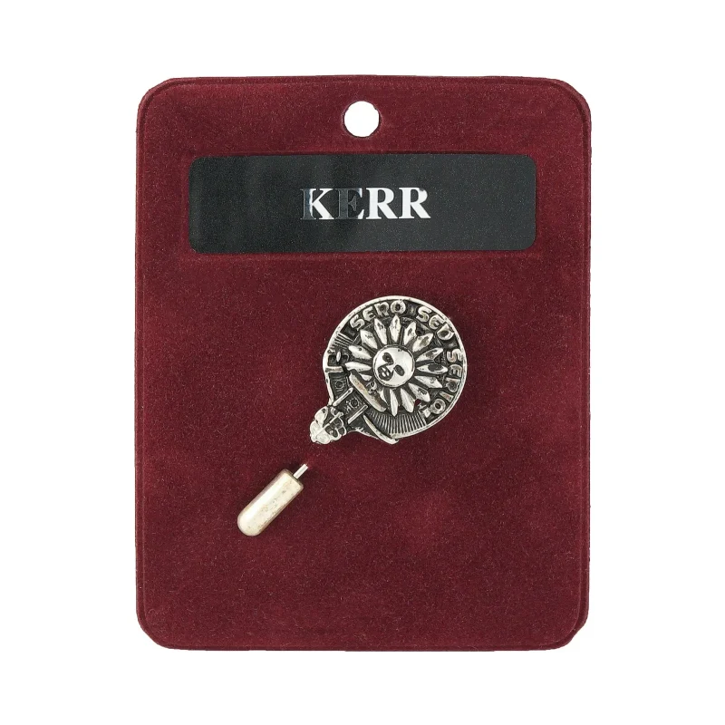 kerr art pewter lapel pin