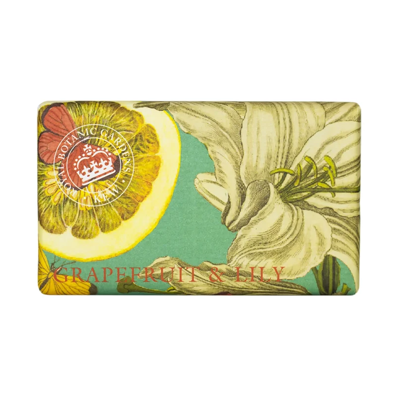 kew gardens grapefruit lily soap bar scaled