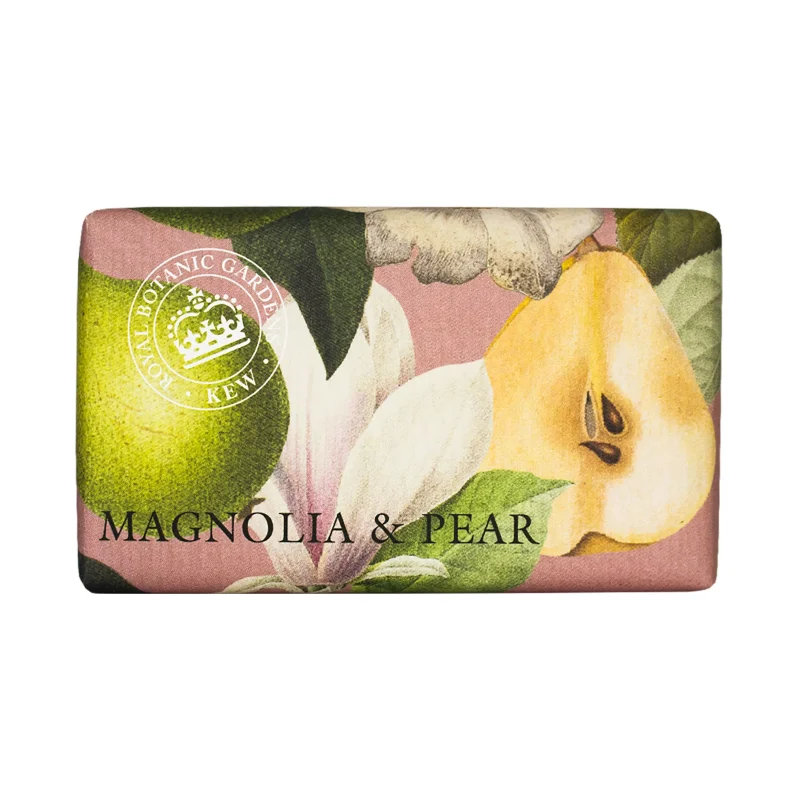 kew gardens magnolia pear soap scaled