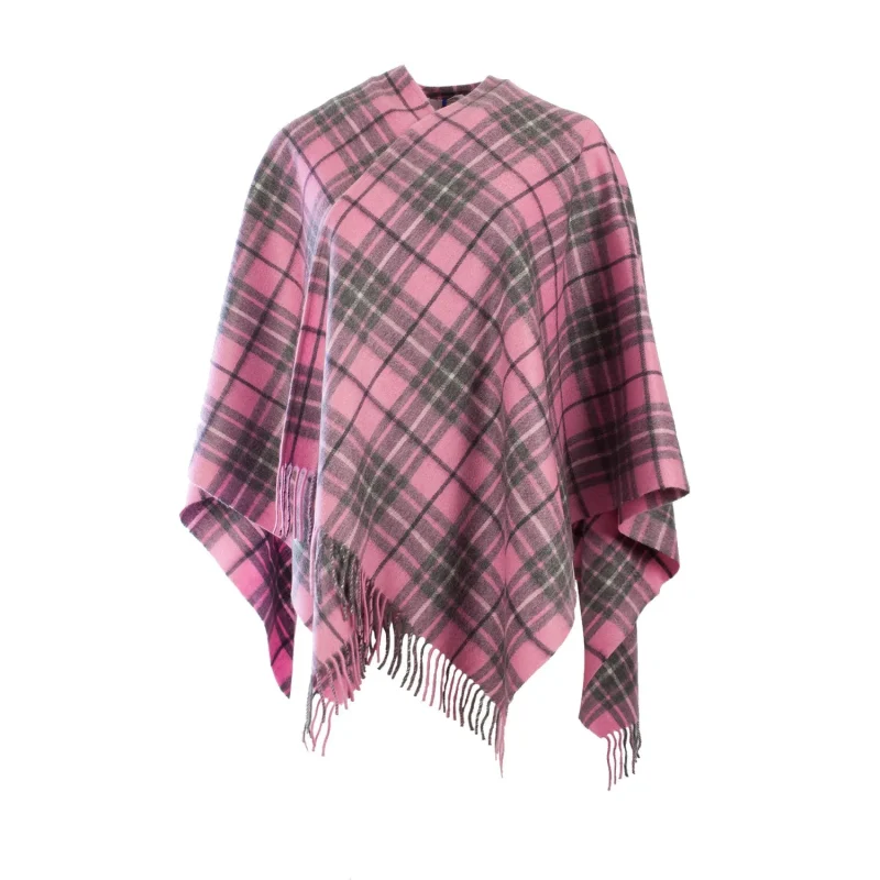 kids cashmere cape pink gresham edinburgh