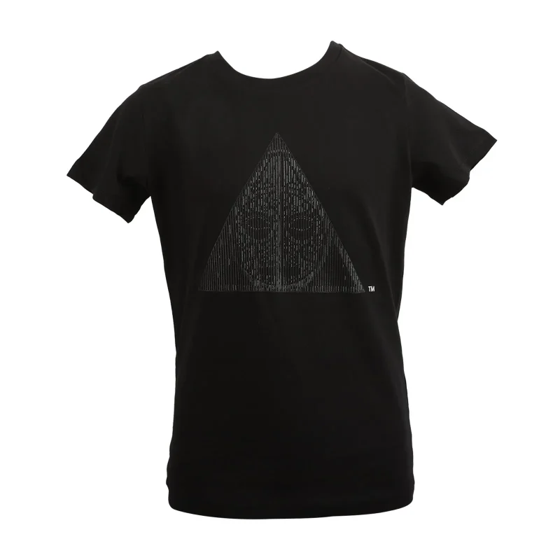 kids deathly hallows 2d graphic tee