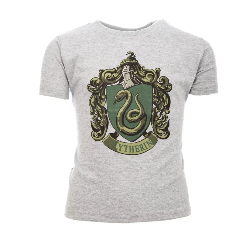 kids grey harry potter slytherin crest t shirt