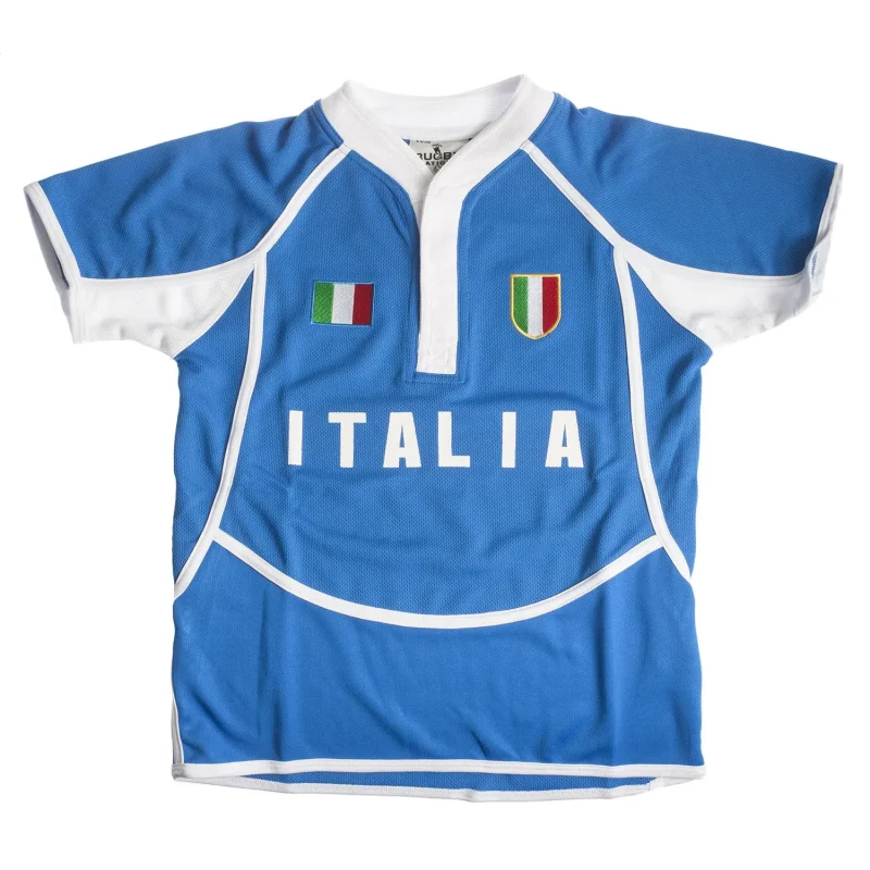 kids italy rugby cooldry shirt