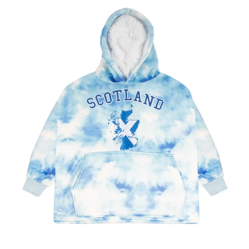 kids scotland blanket hoodie