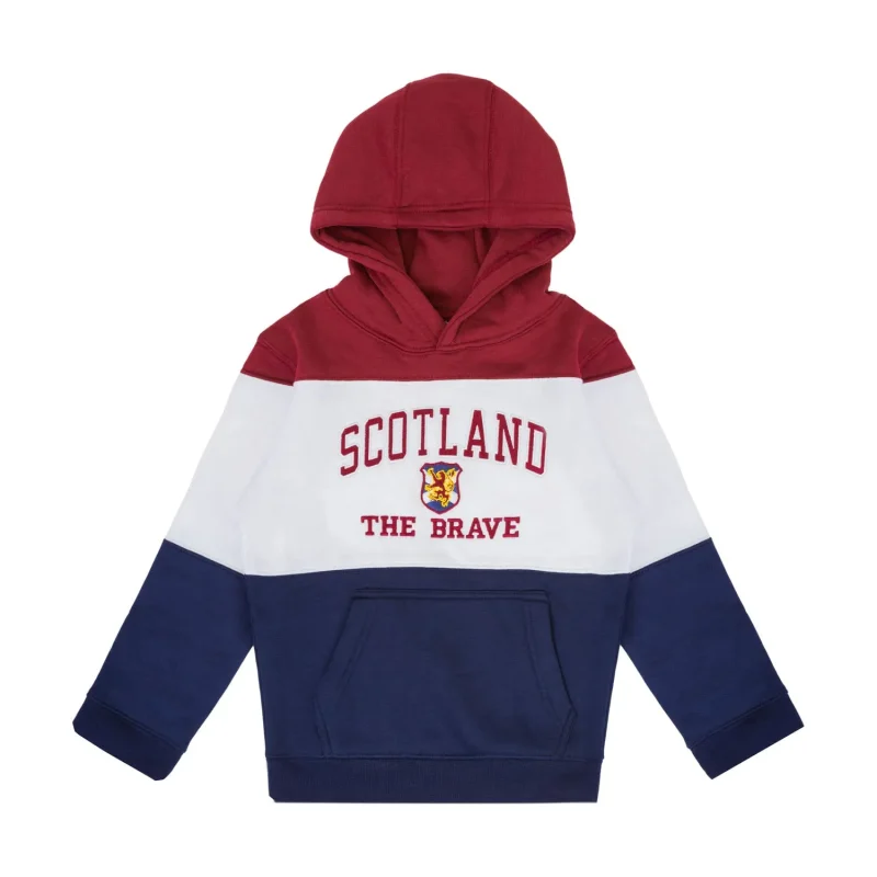 kids scotland brave 3 piece hooded top