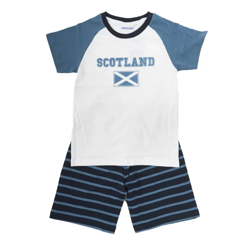 kids scotland short pajamas