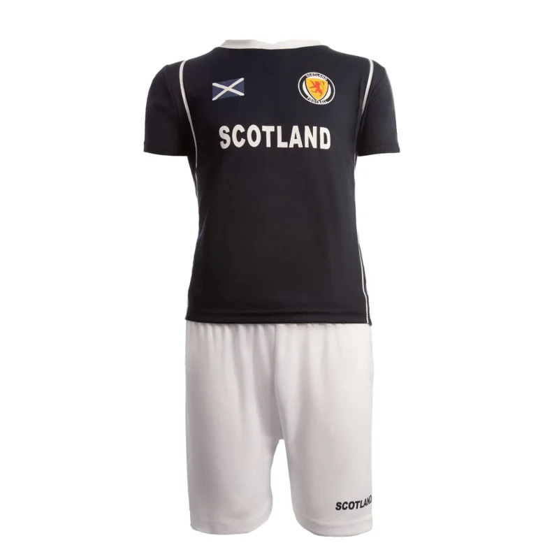 kids scotland soccer set football shirt shorts