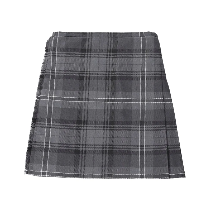 kids scottish hamilton grey tartan kilt