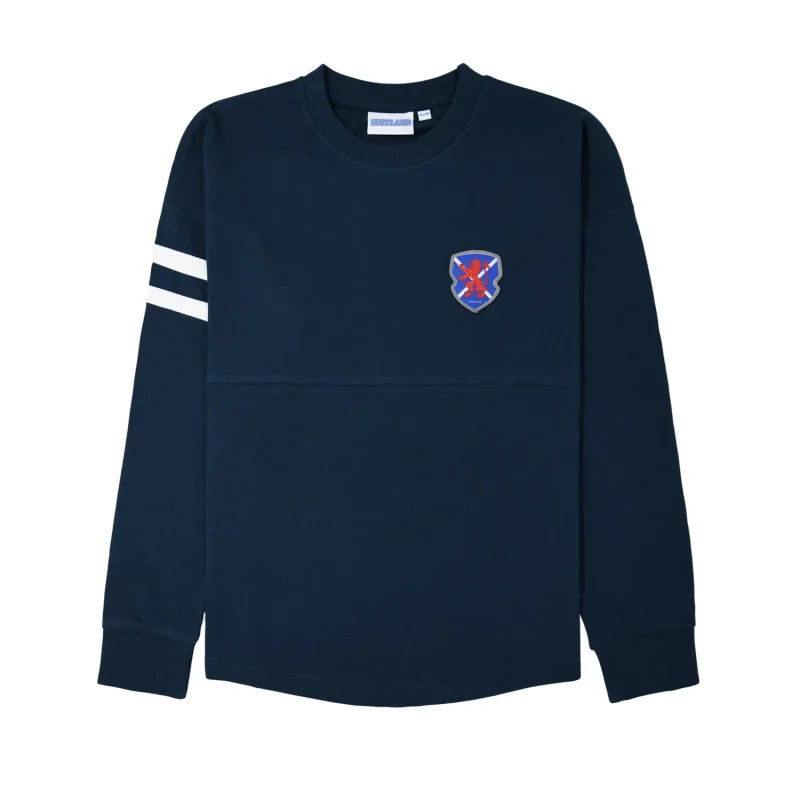 kids varsity scotland oversized sweater