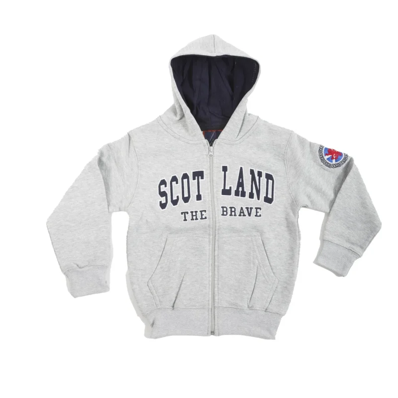 kids zip hoodie scotland celtic flag lion