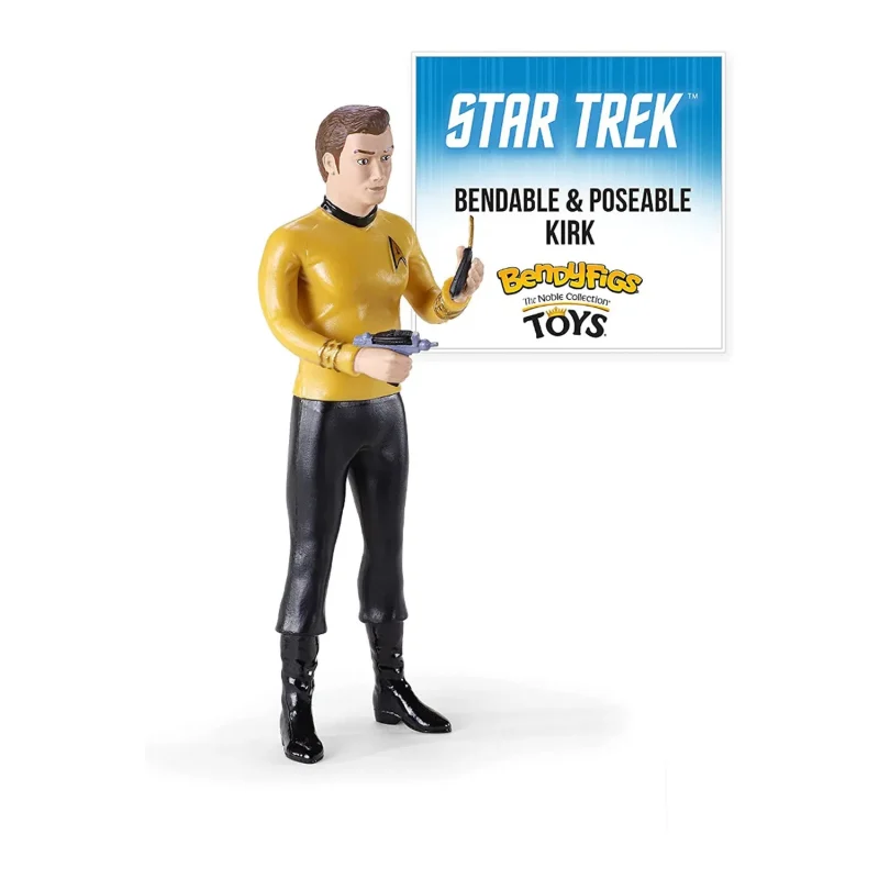 kirk bendyfig star trek capt collectible figure