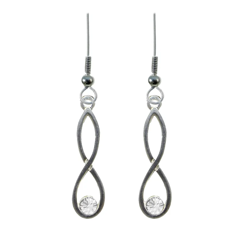 knot crystal earrings colonsay collection