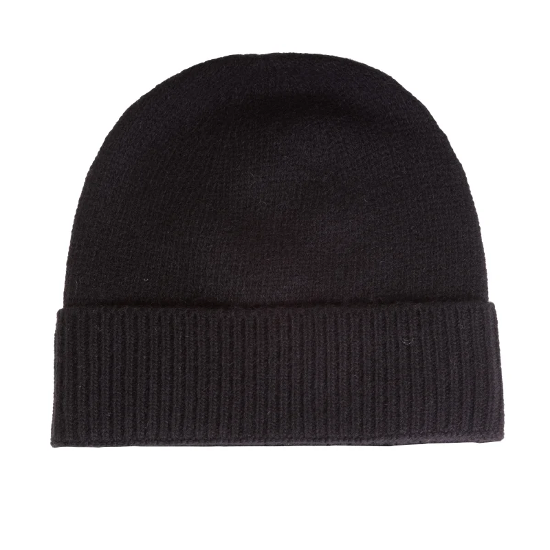 lambswool beanie for men plain ptarmigan scaled