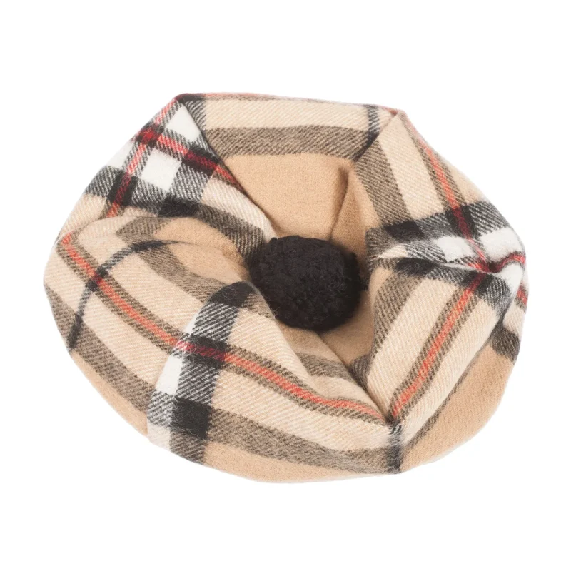 lambswool tammy hat in thomson camel