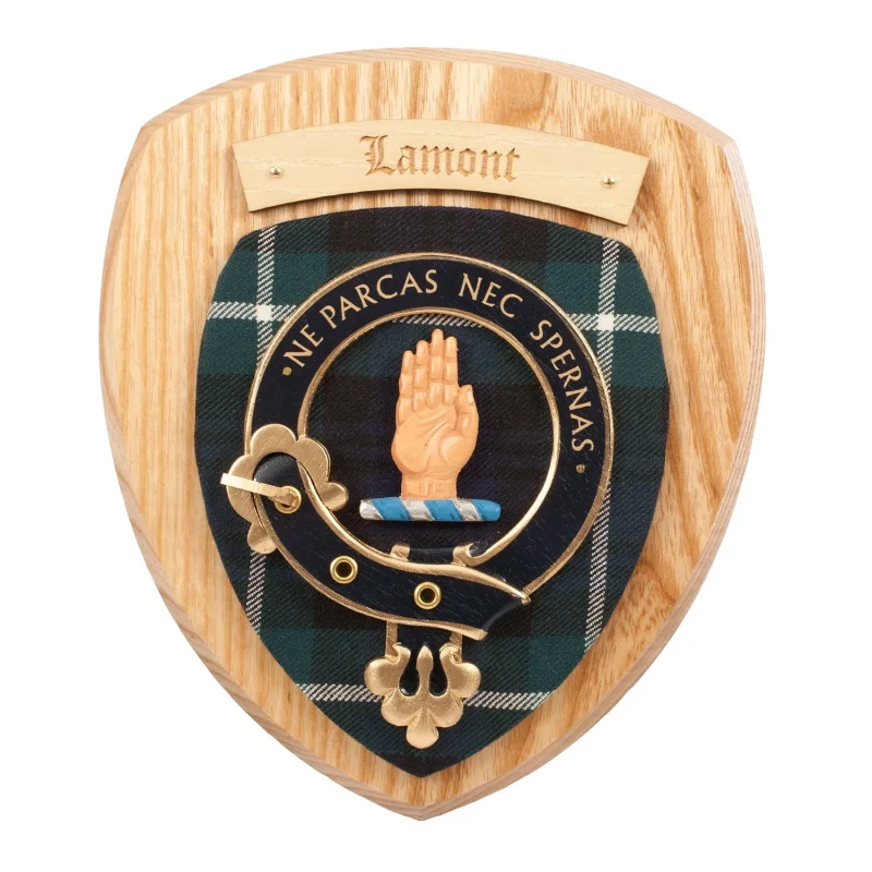 lamont clan crest wall plaque