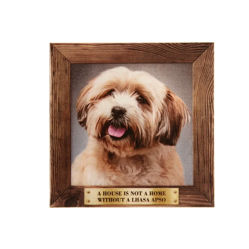 large lhasa apso pet fridge magnet