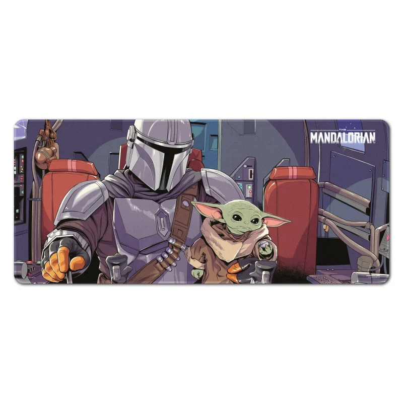 large mandalorian the child mouse pad