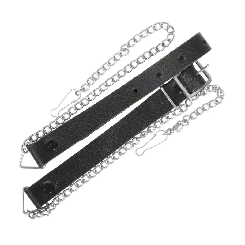 leather sporran chain belt for men