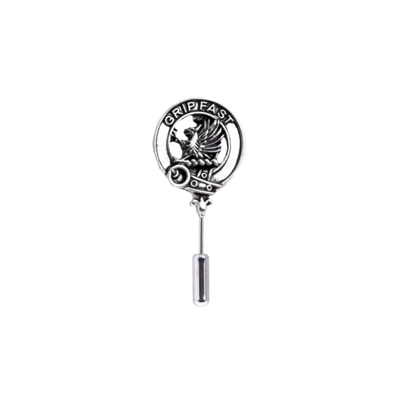 leslie clan lapel pin