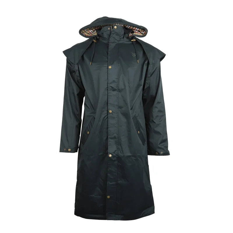 lighthouse stockman waterproof long coat deep night