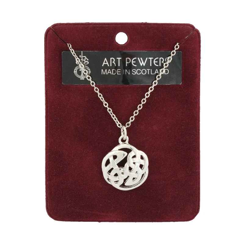 lindisfarne antique silver pendant