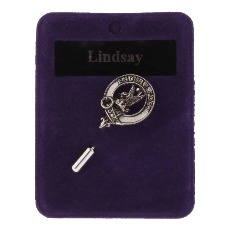 lindsay clan lapel pin