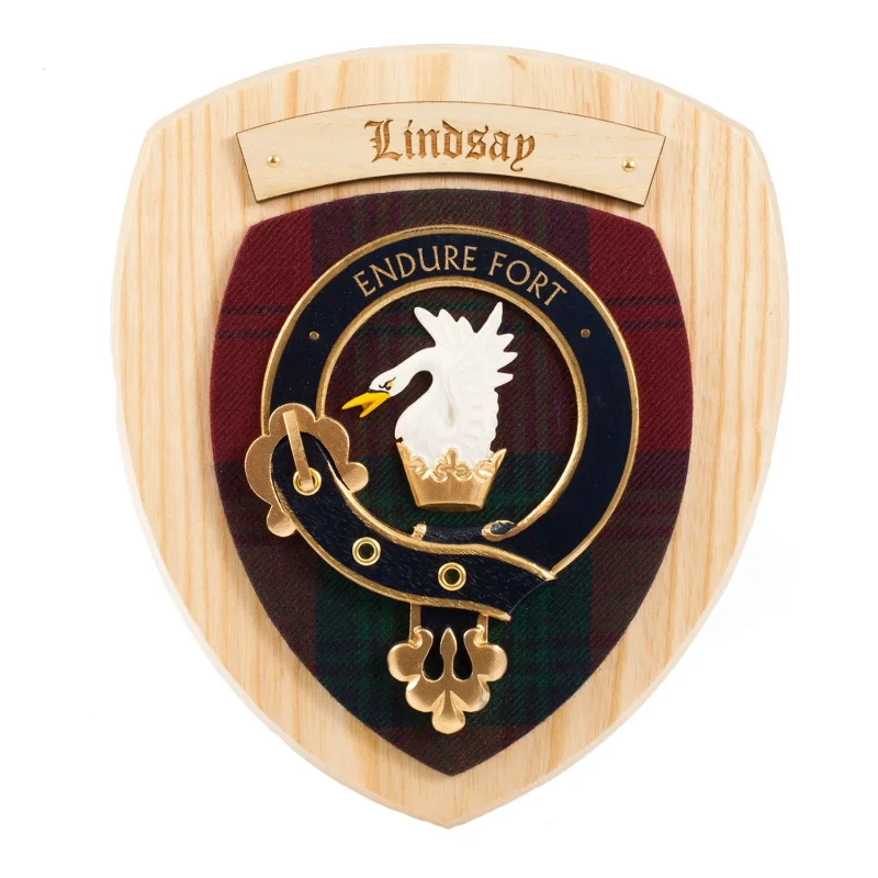 lindsay clan wall plaque