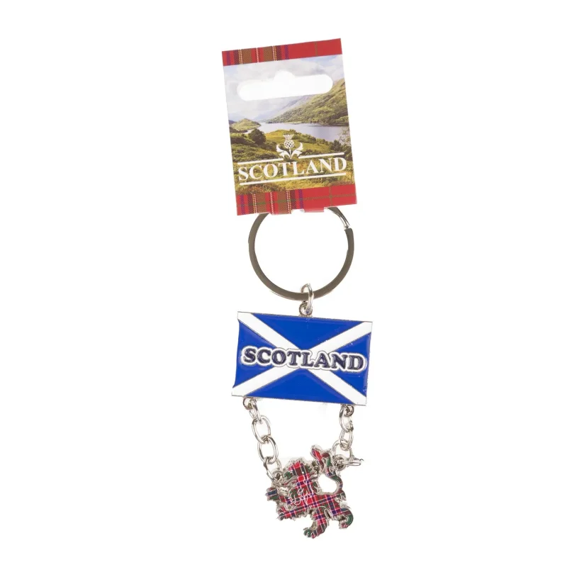 lion flag keyring