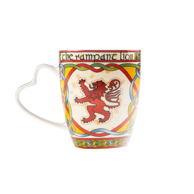 lion rampant ceramic coffee mug