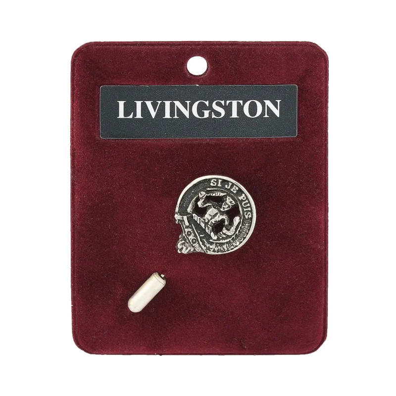 livingston art pewter lapel pin