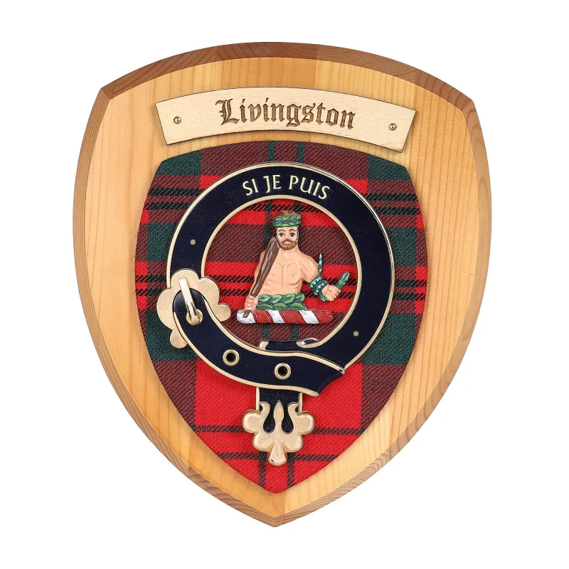 livingston clan wall plaque