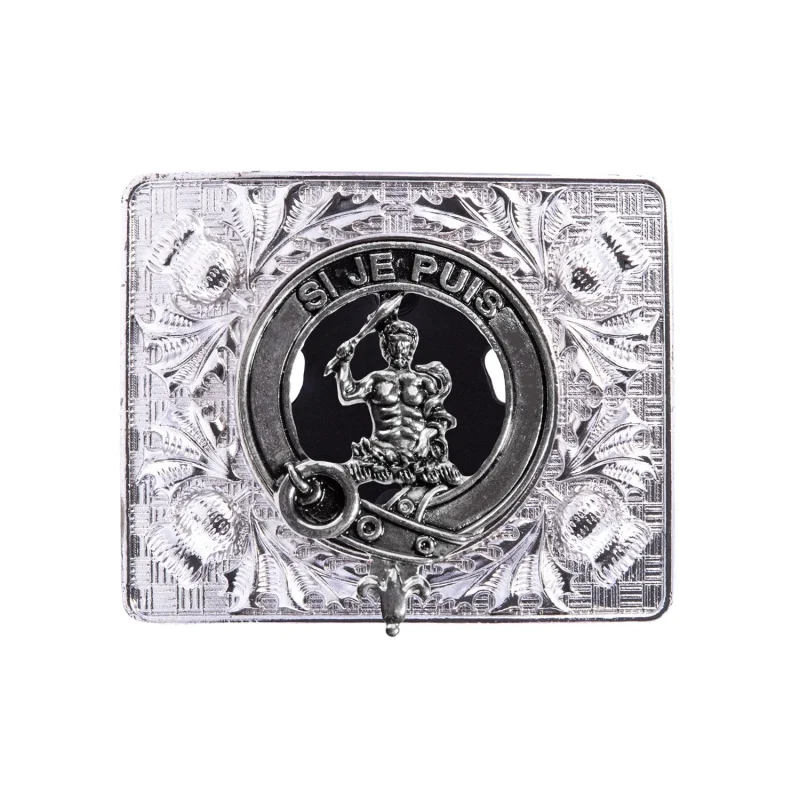 livingstone clan belt buckle