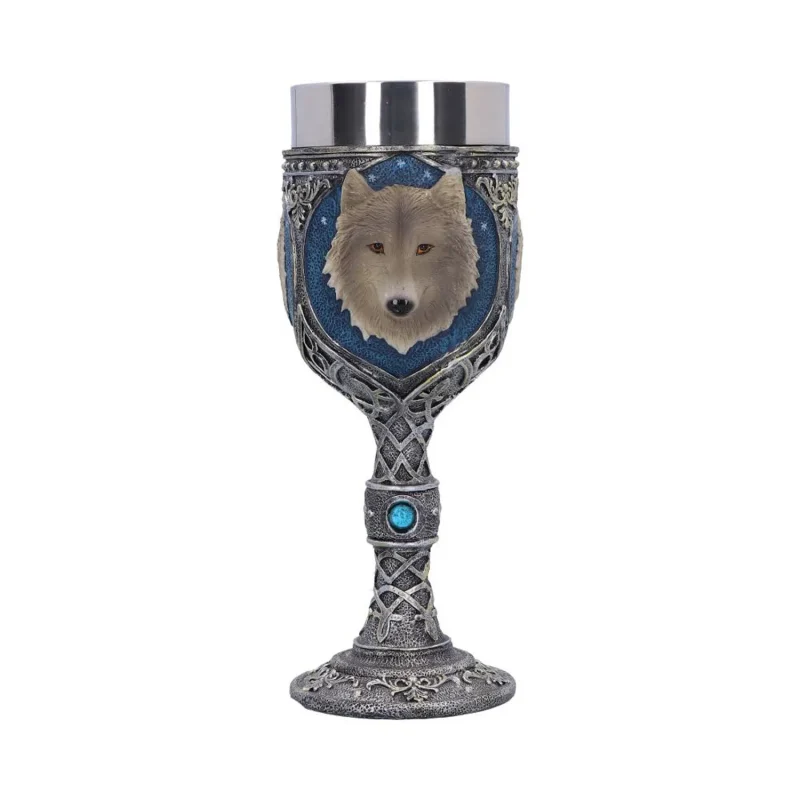 lone wolf goblet premium stainless steel tumbler