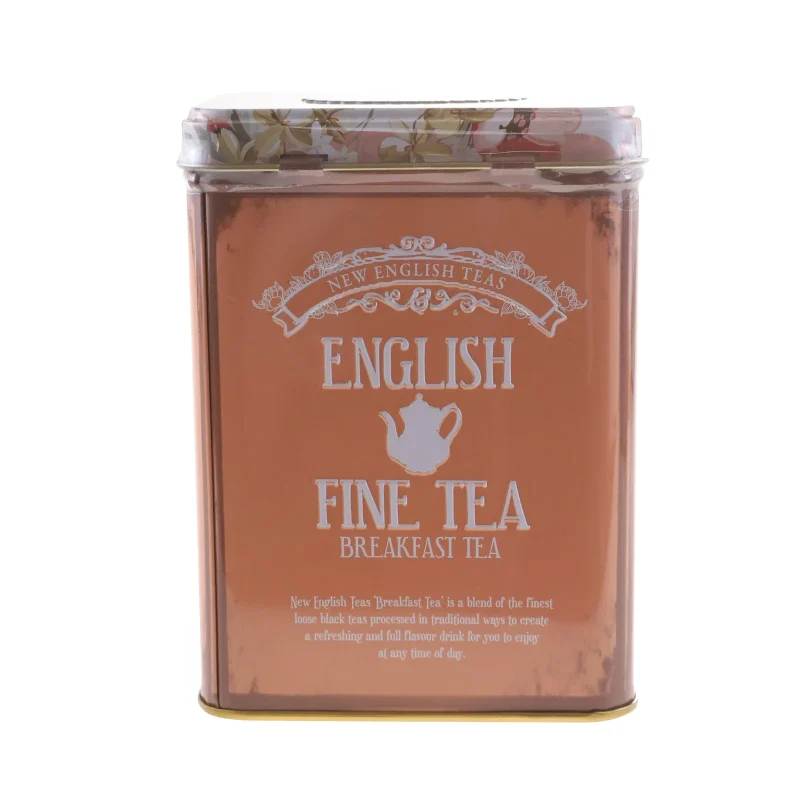 loose leaf english breakfast tea tin