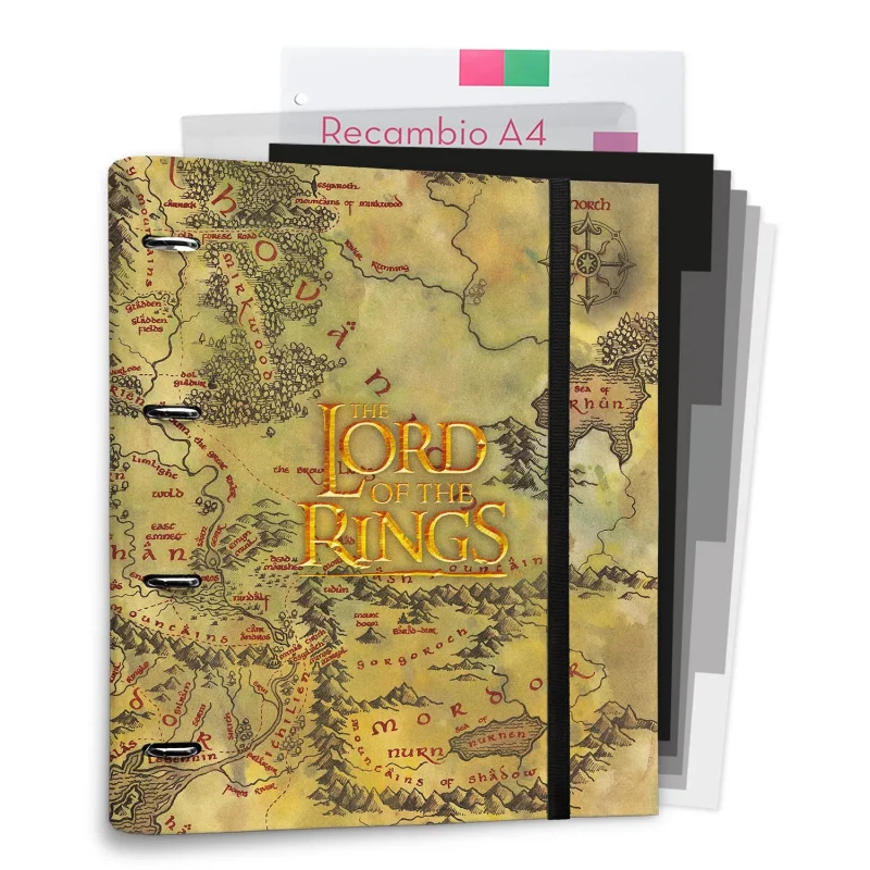 lord of the rings 4 ring binder dividers 100 sheets