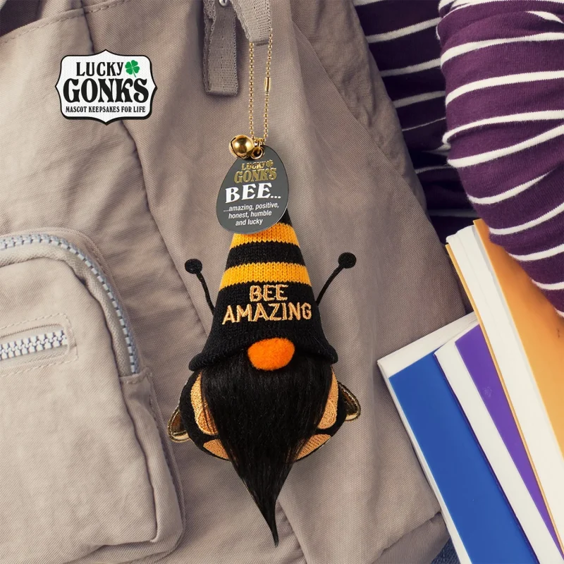 lucky gonk bee mascot keepsake