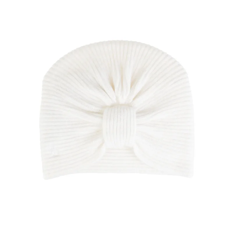 luxury 100 cashmere ribbed turban cloud dancer