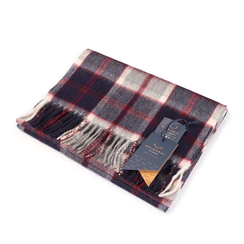 luxury 100 cashmere scarf bannockbane navy