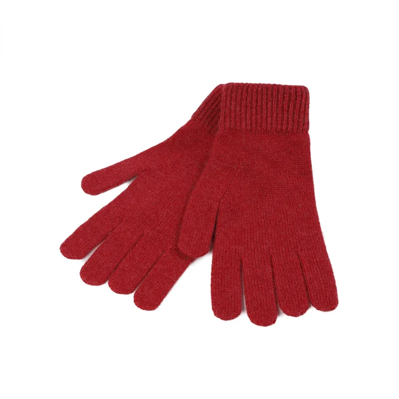 luxury men s brick cashmere gloves