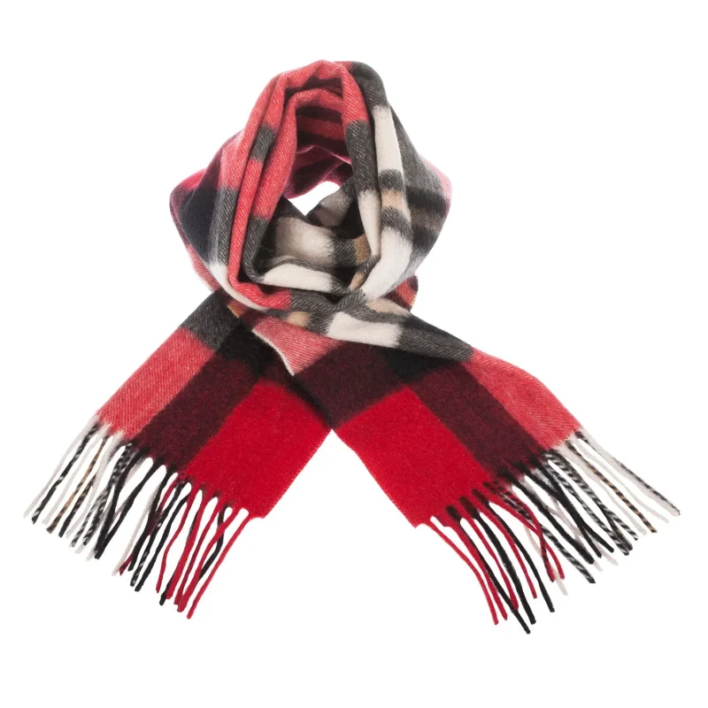 lyle scott 100 cashmere scarf thomson red